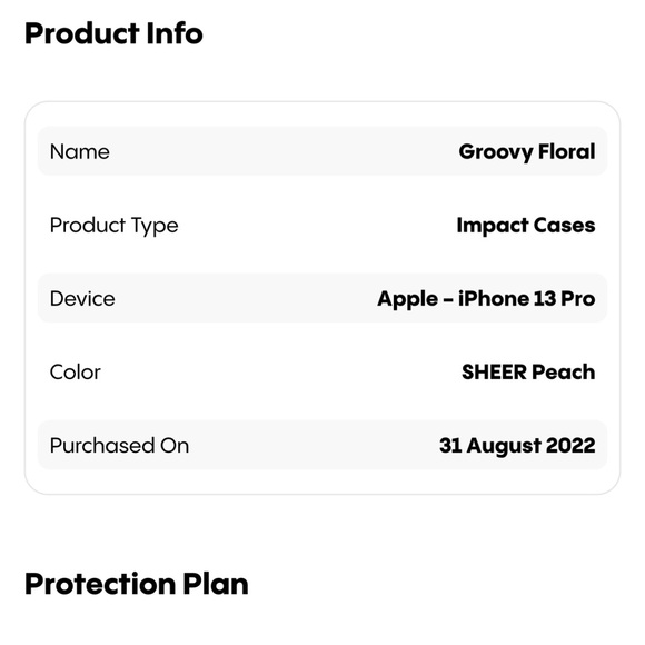Casetify Groovy Floral Impact Case iPhone 13 Pro Sheer Peach - Picture 2 of 4